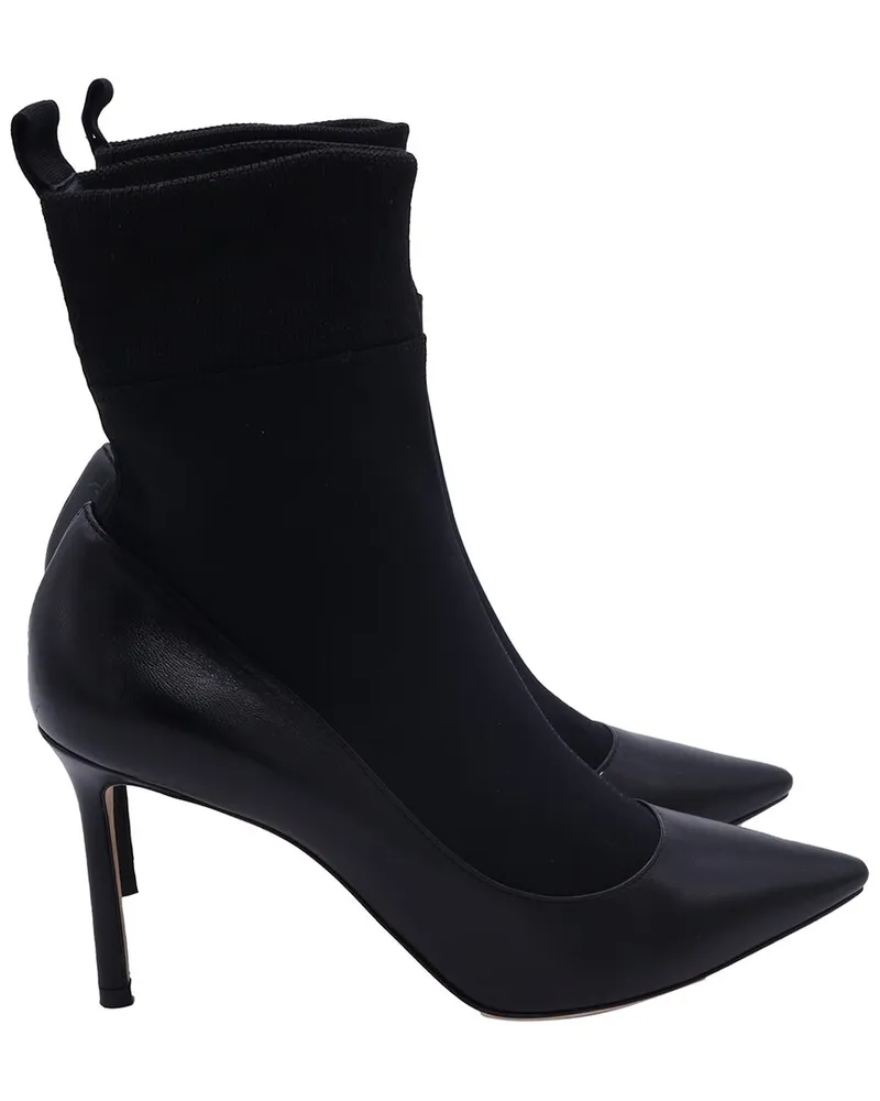 Jimmy Choo Women's Leather Brandon Bootie (Authentic Pre-Loved Nocolor