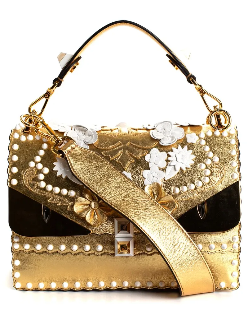 Fendi Gold Metallic Wonder Monster Kan 1 (Authentic Pre-Loved Nocolor