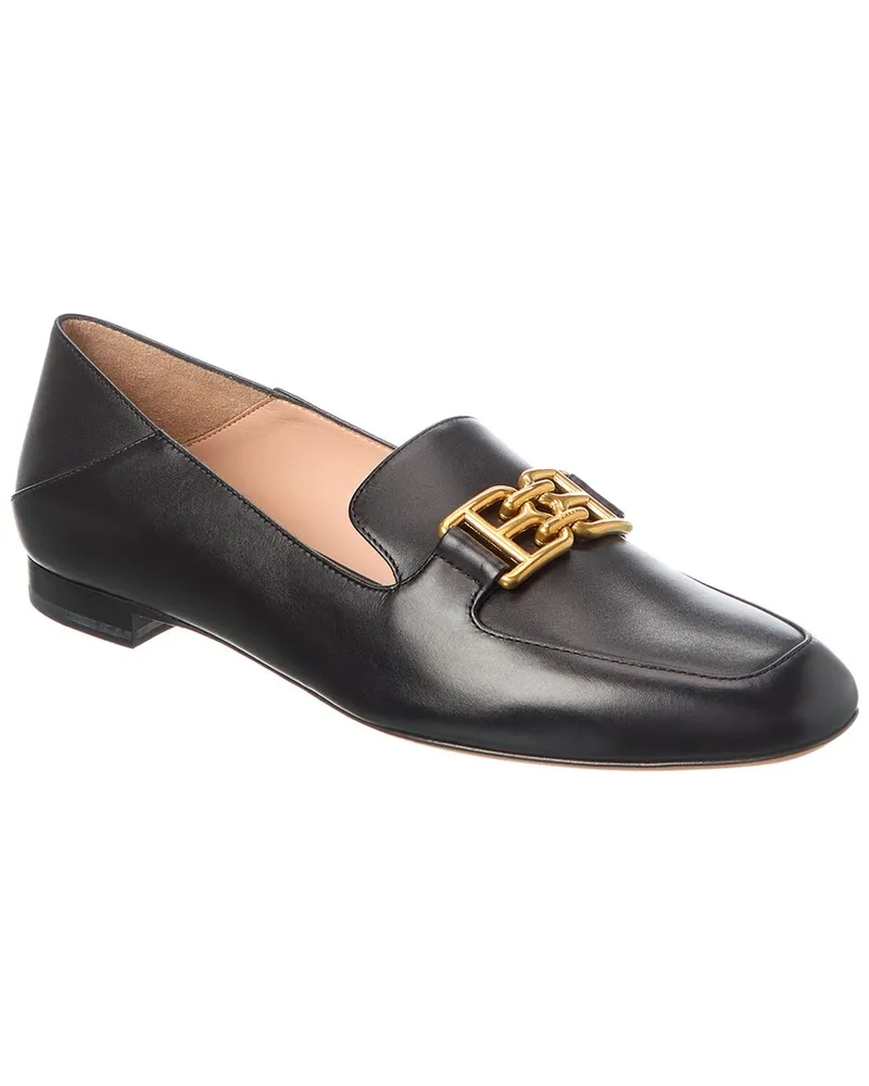 Bally Ellah Leather Loafer Black