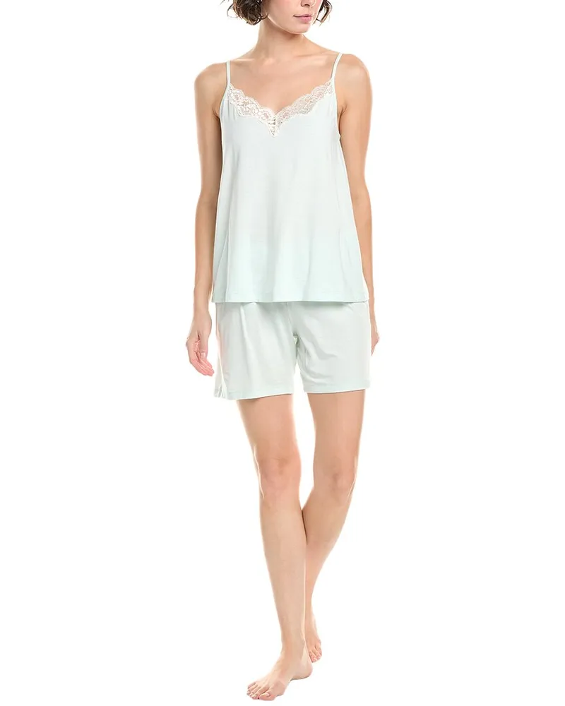 Hanro 2pc Cami Pajama Set Grey