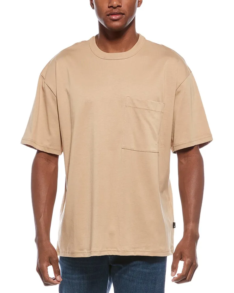 7 for all mankind Relaxed T-Shirt Tan