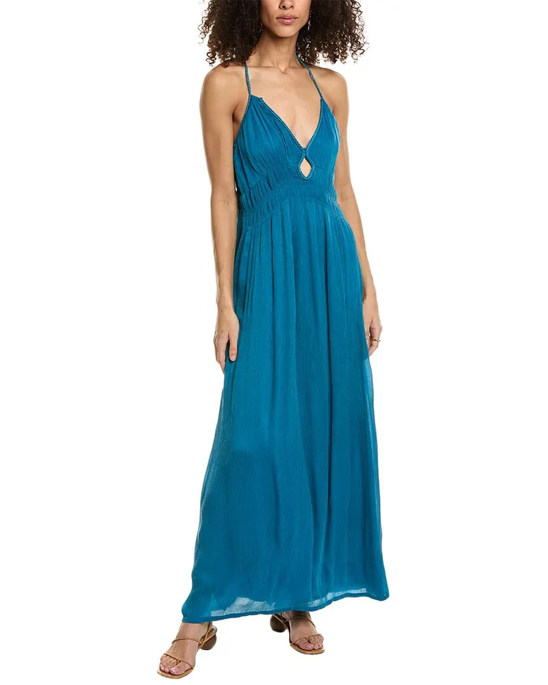 ba&sh Crinkled Maxi Dress Nocolor