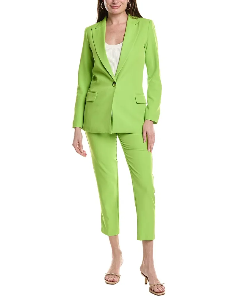 Silvian Heach 2pc Jacket & Pant Set Green