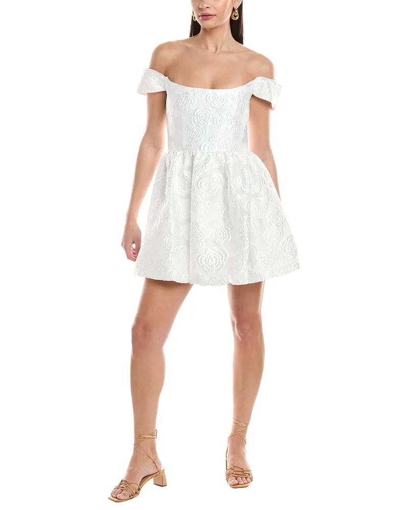 Amanda Uprichard Valentina Mini Dress White