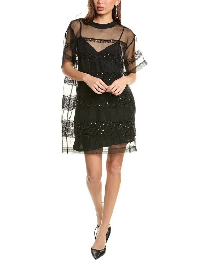AllSaints Izabela Mini Dress Black