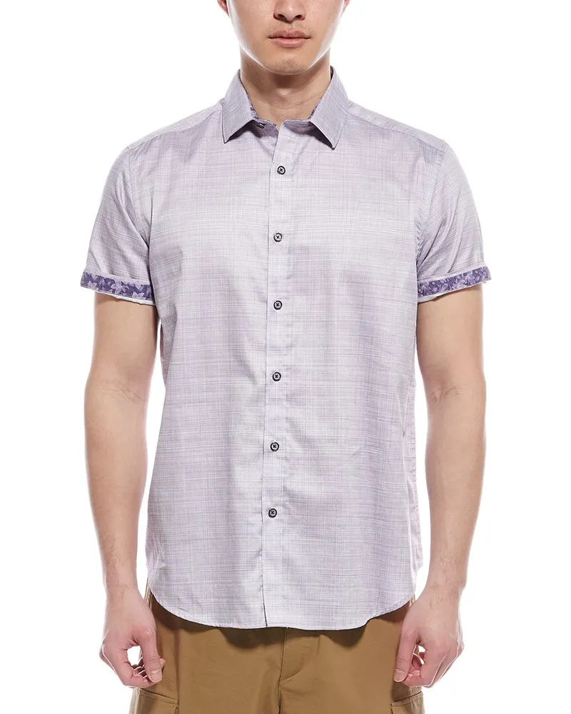 Robert Graham Roth Woven Shirt Purple