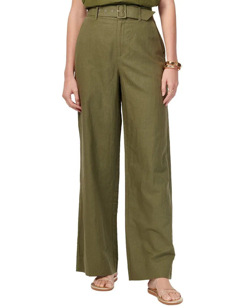 CAMI NYC Sivan Linen-Blend Pant Nocolor