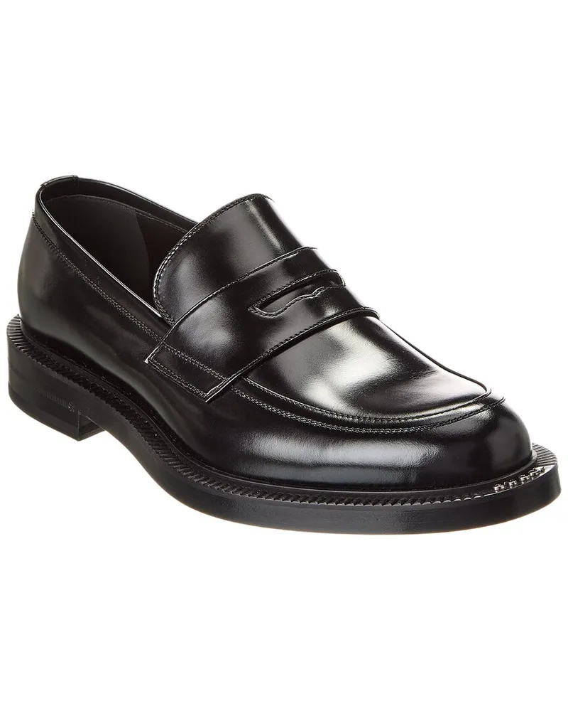 Gucci Leather Loafer Black