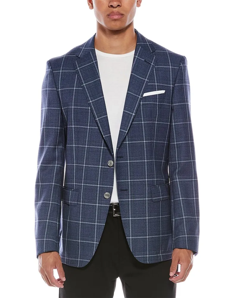 HUGO BOSS Hutson Wool Suit Jacket Blue