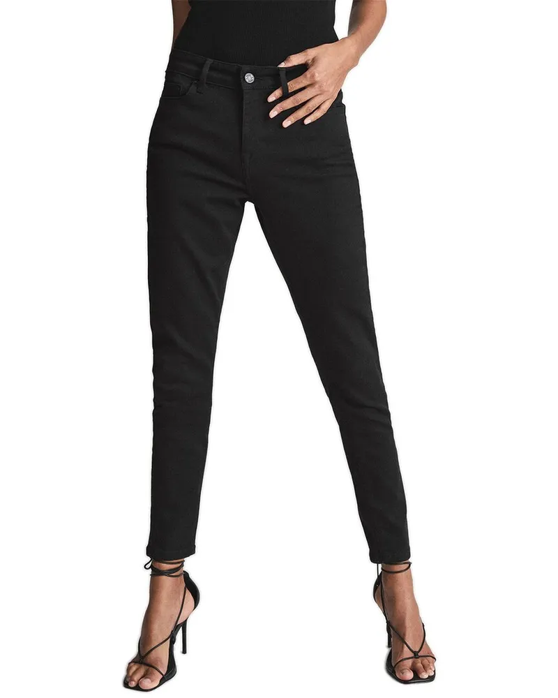 Reiss Lux Lux Skinny Fit Jeans Black