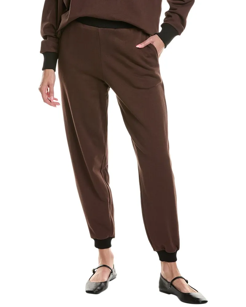 WeWoreWhat Slim Leg Jogger Pant Brown