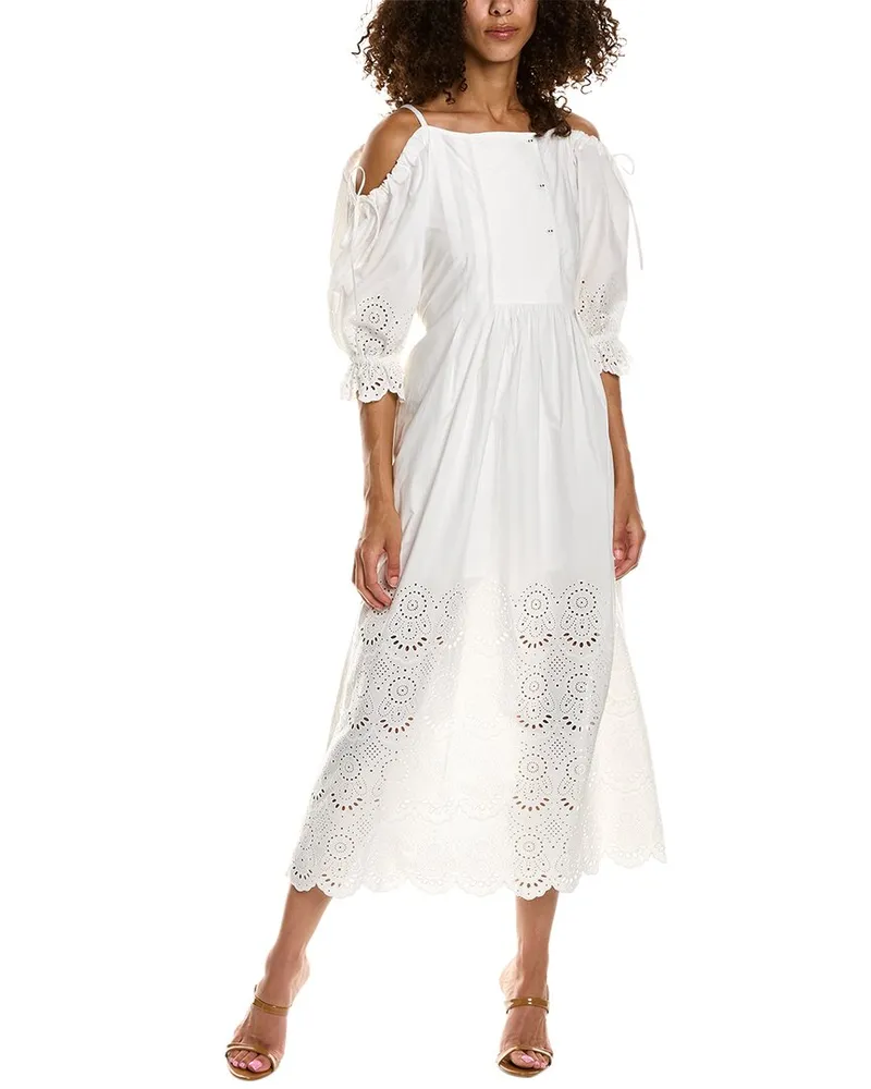 Ulla Johnson Narcisa Midi Dress White