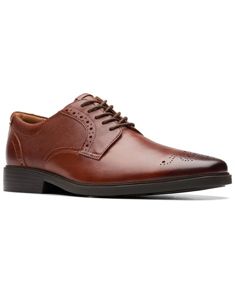Clarks Clarkslite Tie Leather Oxford Brown