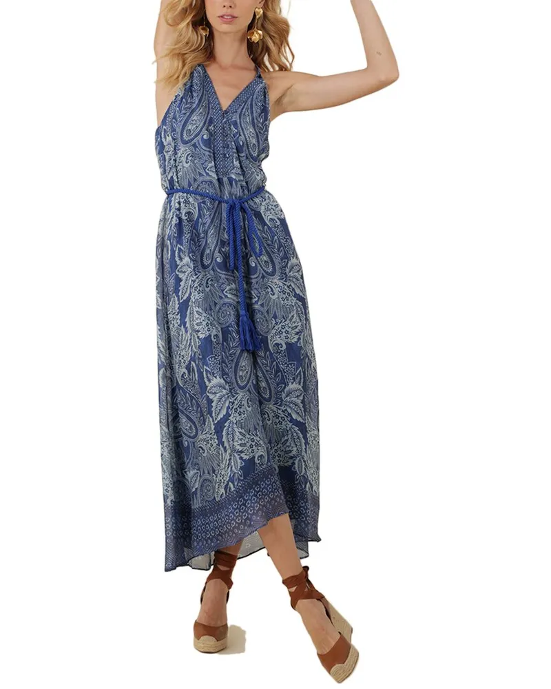 Hale Bob Brielle Silk-Blend Dress Nocolor