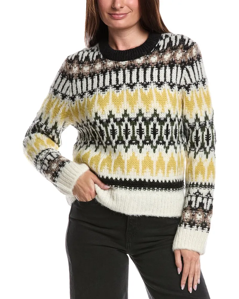 Graham & Spencer Alpacable Sweater White