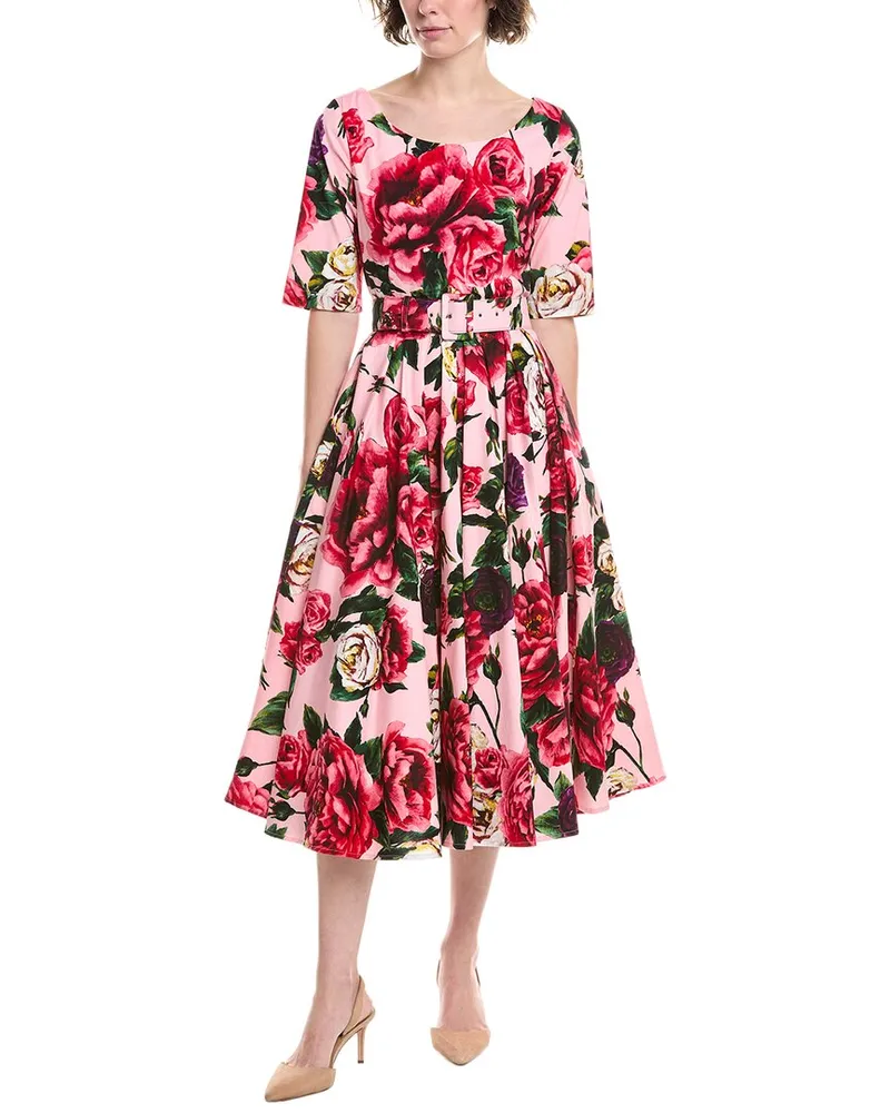 Samantha Sung Abelia Shirtdress Pink