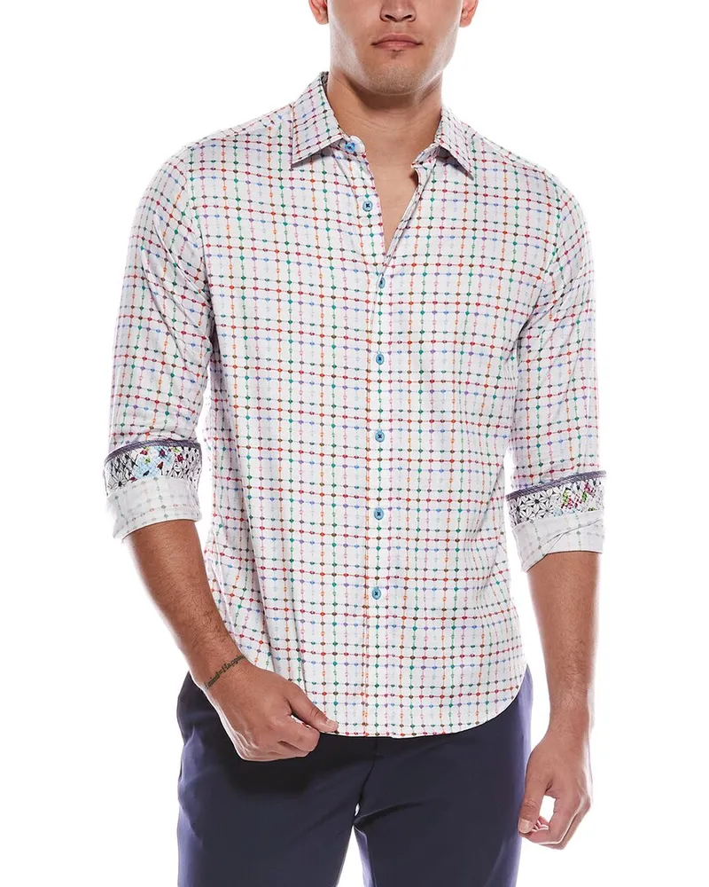 Robert Graham Ashbrook Classic Fit Woven Shirt White