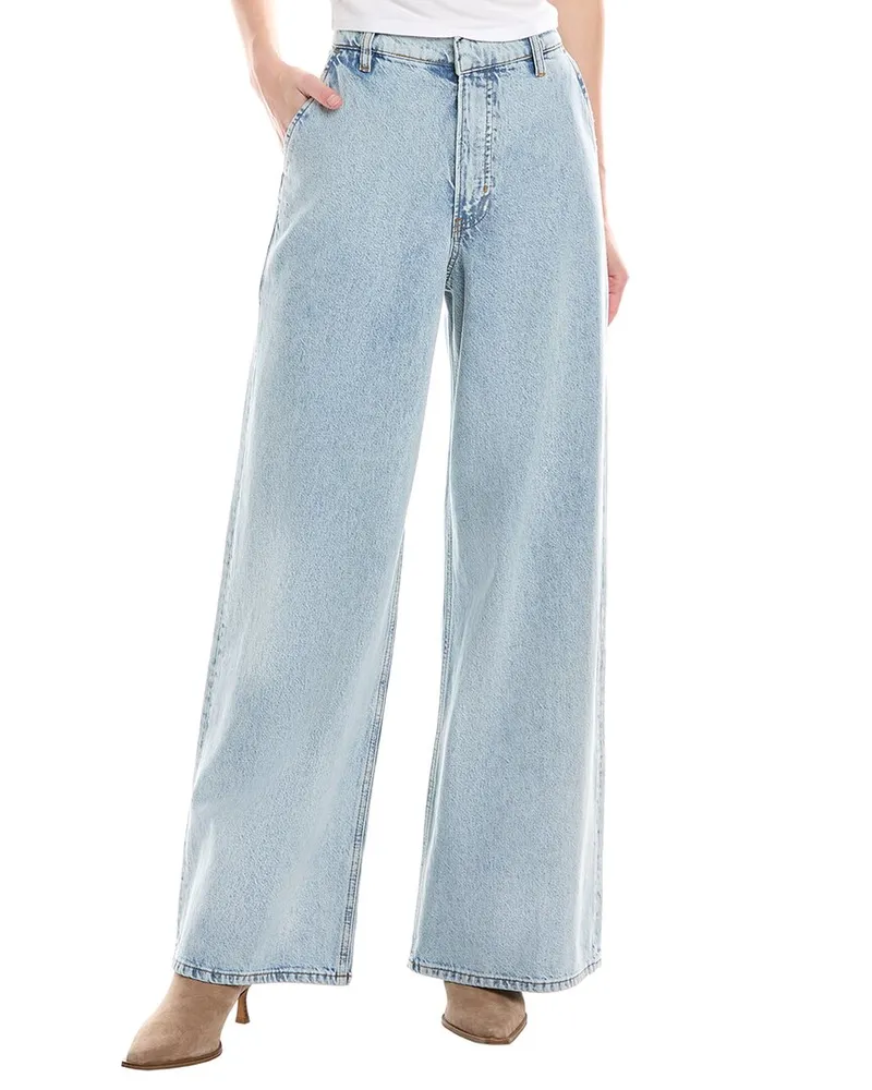Frame Denim The Wide Ettie Trouser Jean Blue