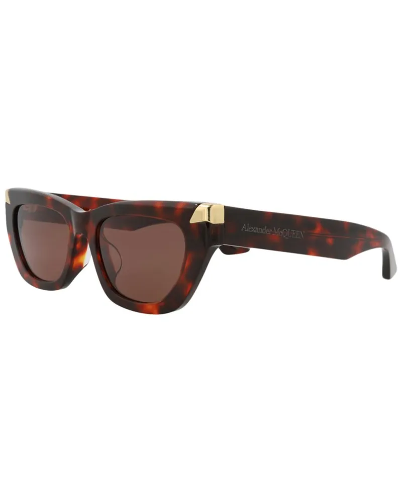 Alexander McQueen Women's AM0440SA 53mm Sunglasses Brown
