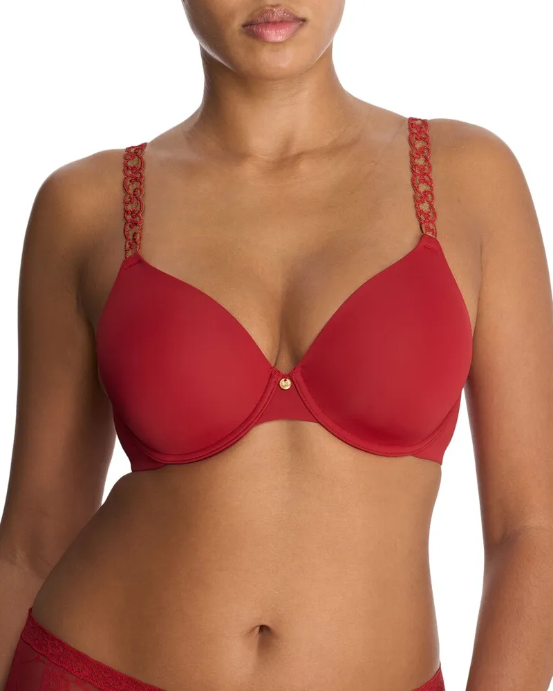 NATORI Pure Luxe Custom Coverage Contour Underwire Bra Nocolor
