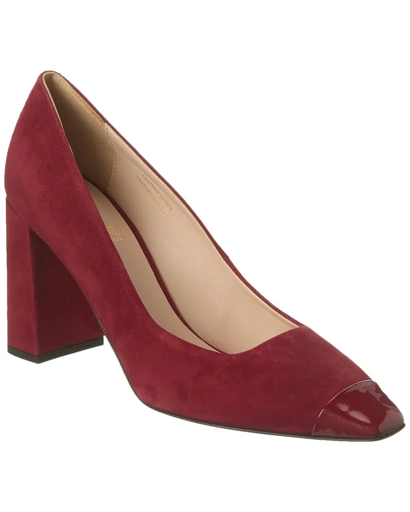 Bruno Magli Melania Suede Pump Red
