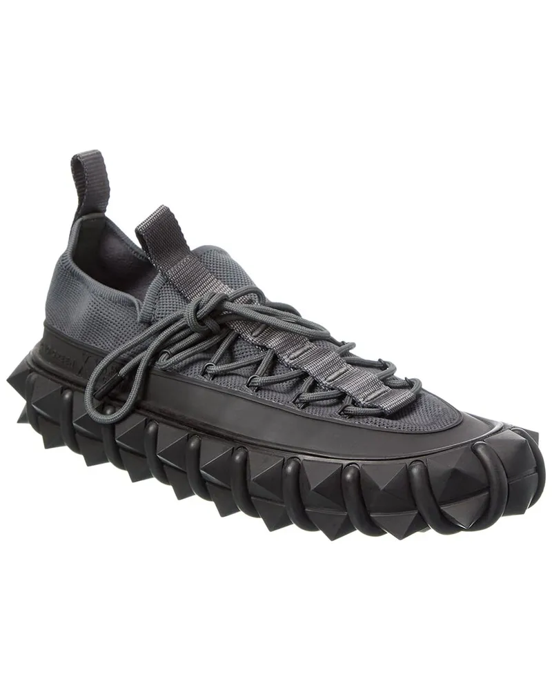 Valentino Garavani Craig Green x  Knit & Rubber Sneaker Grey