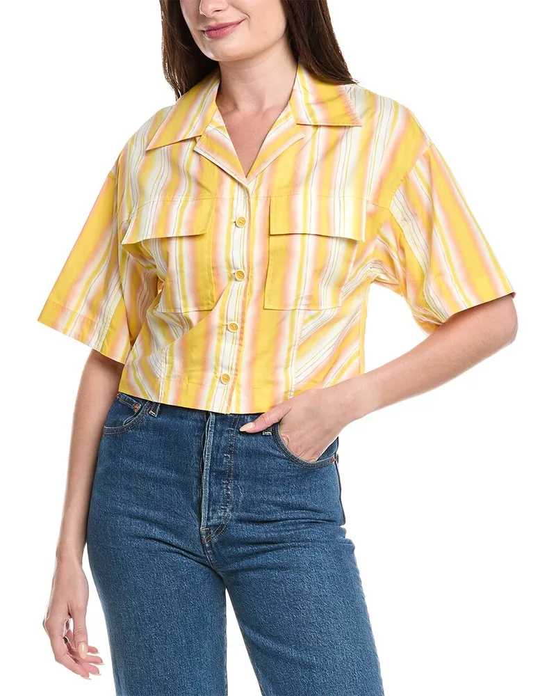 3.1 phillip lim Cropped Top Yellow