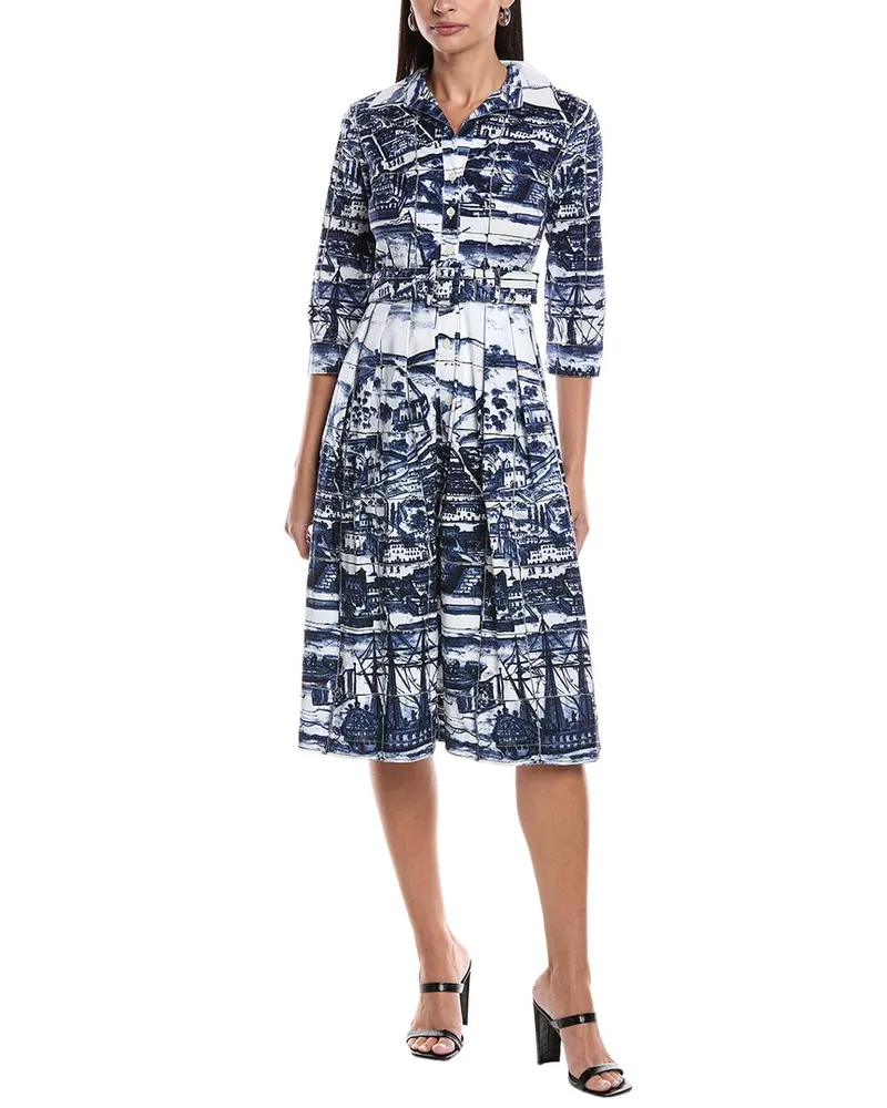 Samantha Sung Audrey #1 Shirtdress White