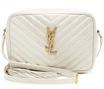 White Matelasse Calfskin Monogram Lou Camera Bag (Authentic Pre-  Loved