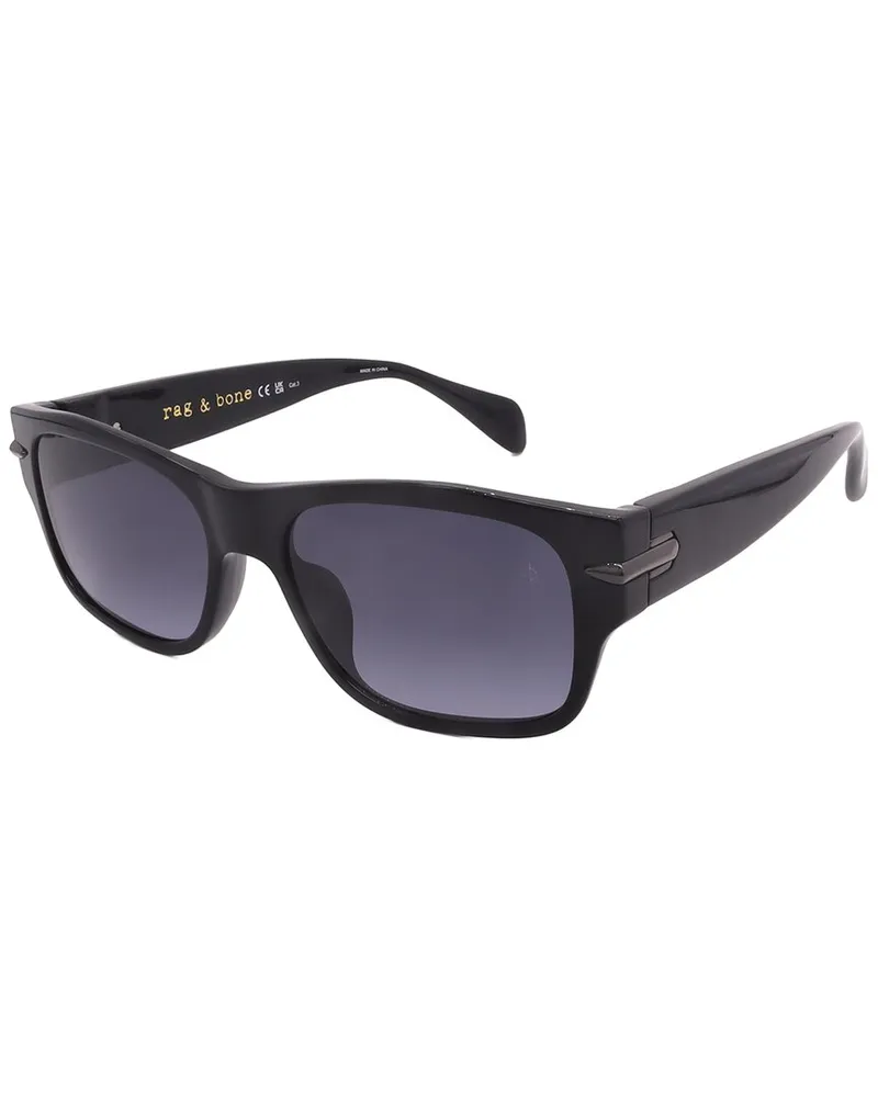Rag & Bone Unisex RNB5057/S 55mm Sunglasses Black