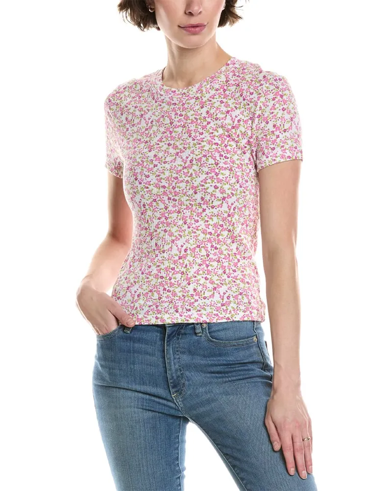 Michael Stars Cora Cropped Baby T-Shirt White