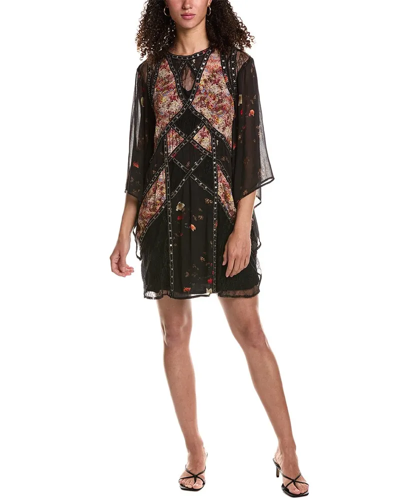 AllSaints Lucia Kora Mini Dress Black