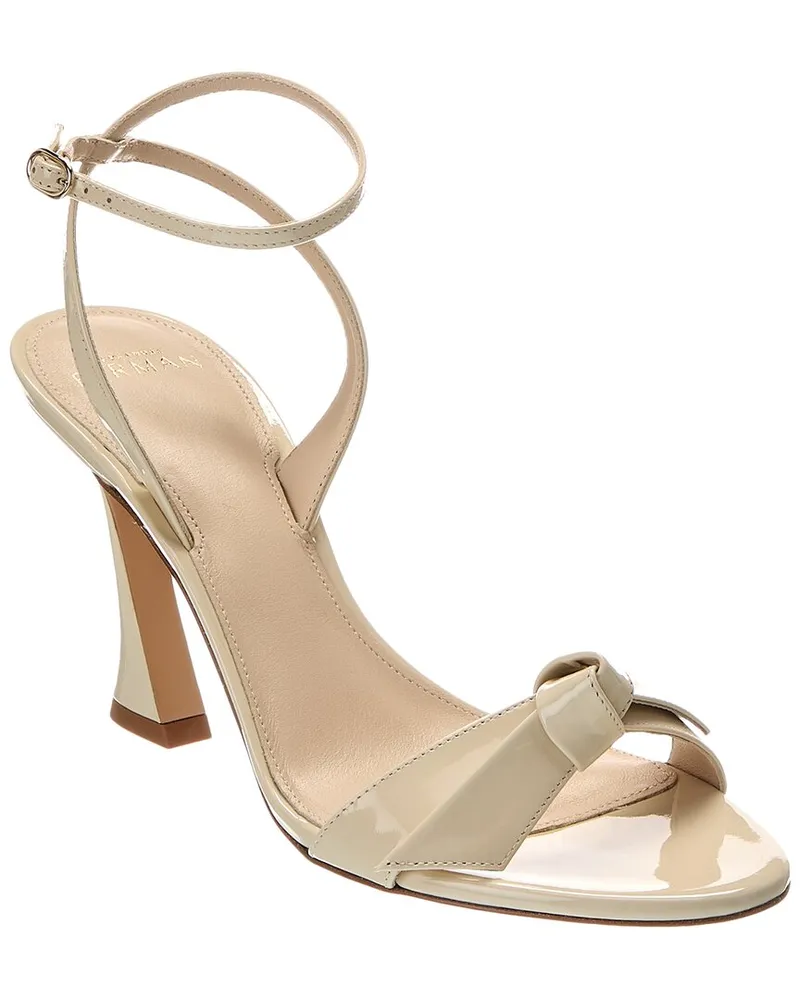 Alexandre Birman Clarita Bell 85 Patent Sandal White