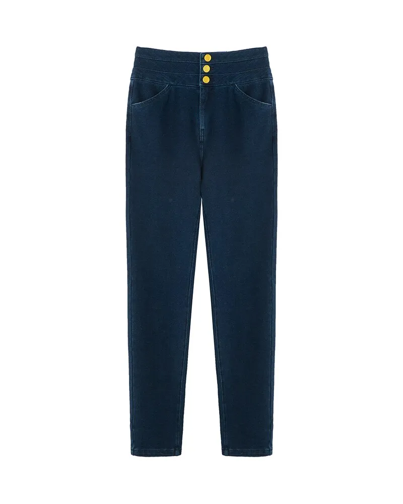 HABITUAL High-Waist Skinny Jean Brown