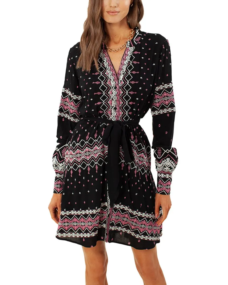 Hale Bob Mini Dress Pink