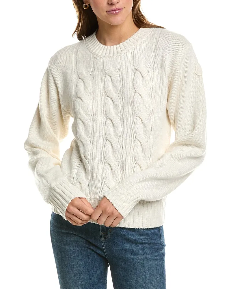 Moncler Cashmere Sweater White