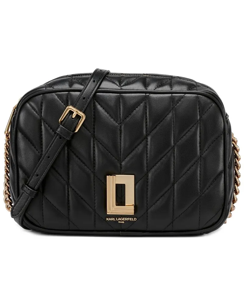 Karl Lagerfeld Lafayette Leather Crossbody Nocolor