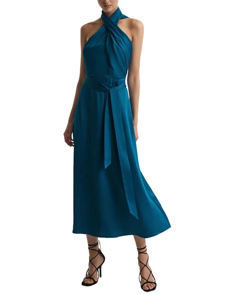 Reiss Vida Dress Blue