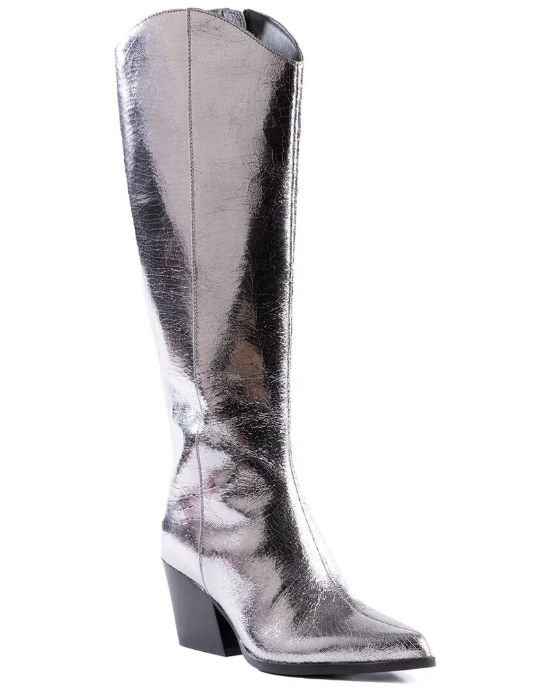 Seychelles Begging You Leather Tall Boot Grey