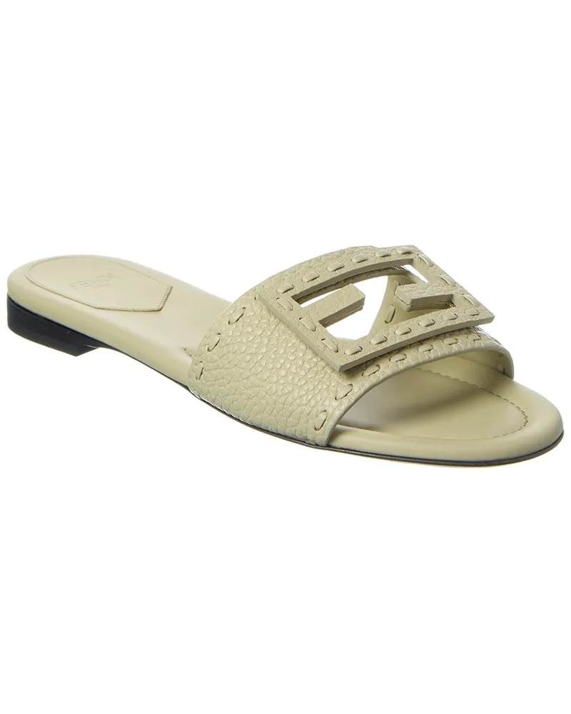 Fendi FF Baguette Leather Sandal Nocolor