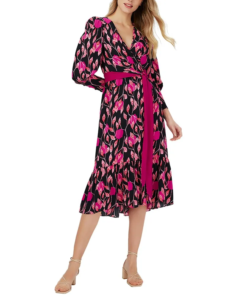 Diane von Furstenberg Blade Wrap Dress Pink