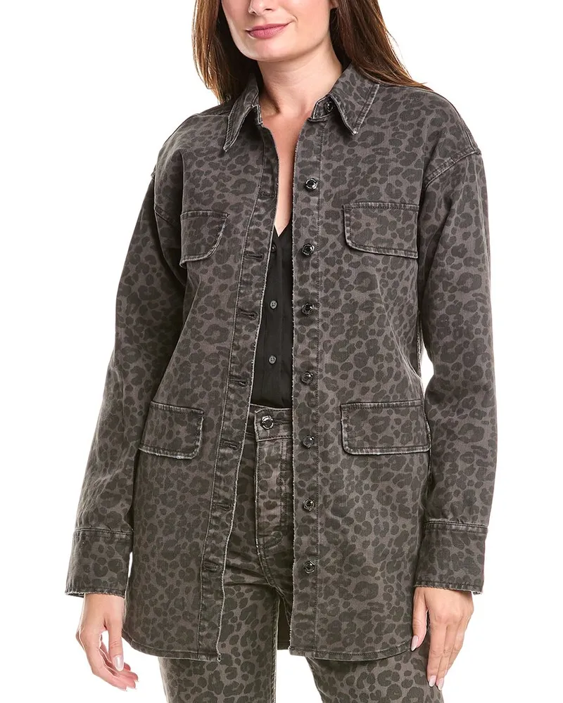 Rebecca Minkoff Alfie Utility Jacket Gray