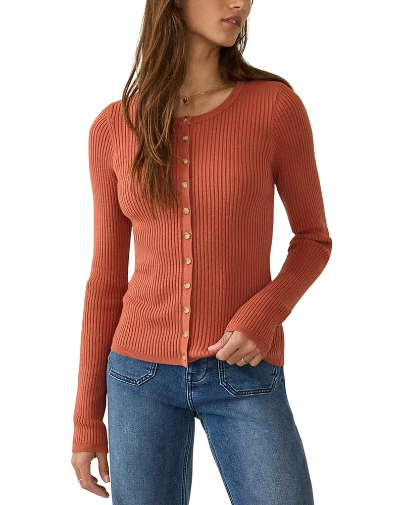 Faherty Milo Cashmere-Blend Cardigan Nocolor