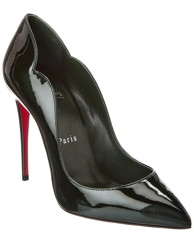 Christian Louboutin Hot Chick 100 Patent Pump Green