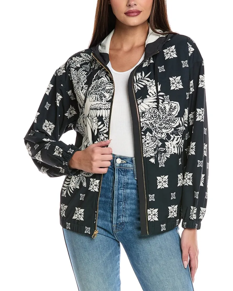 Johnny Was Bee Active Full Zip Jacket Black