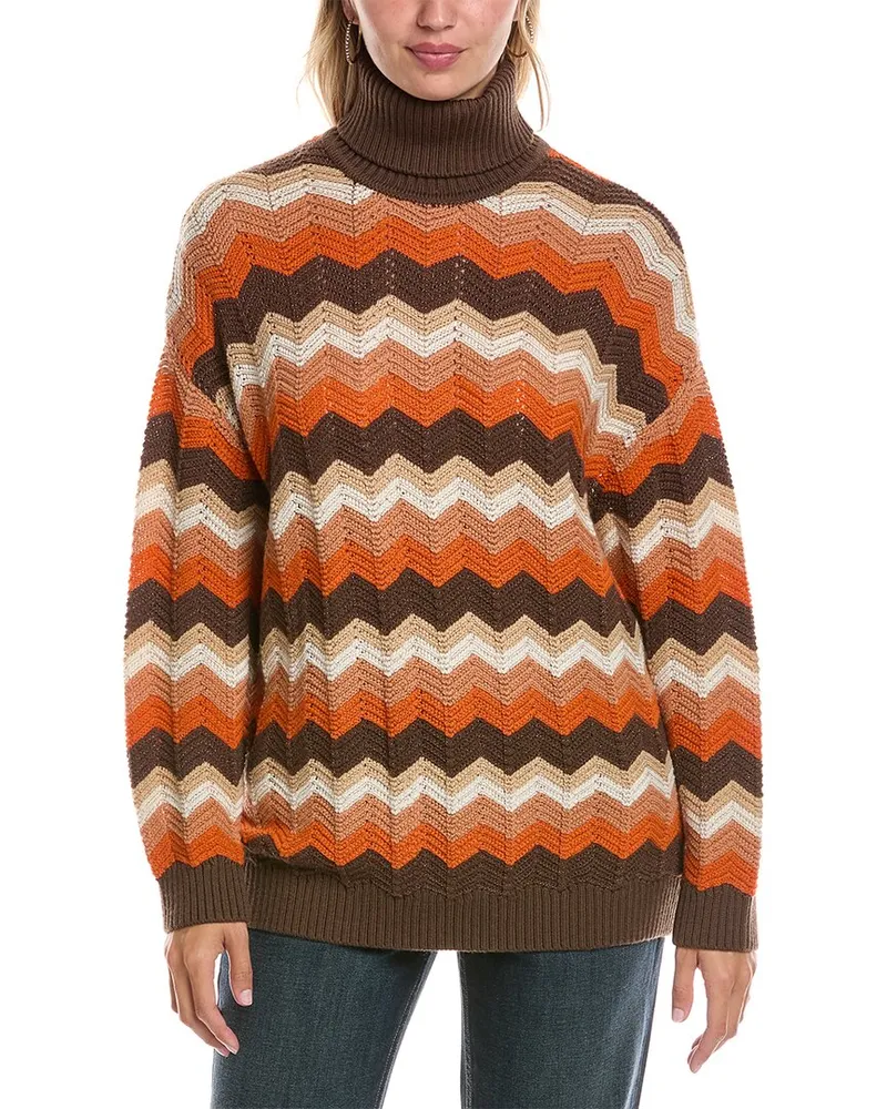 Missoni Wool-Blend Sweater Orange