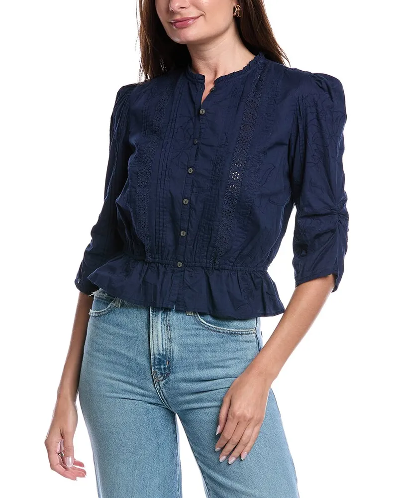 Sam Edelman Scarlette Blouse Blue