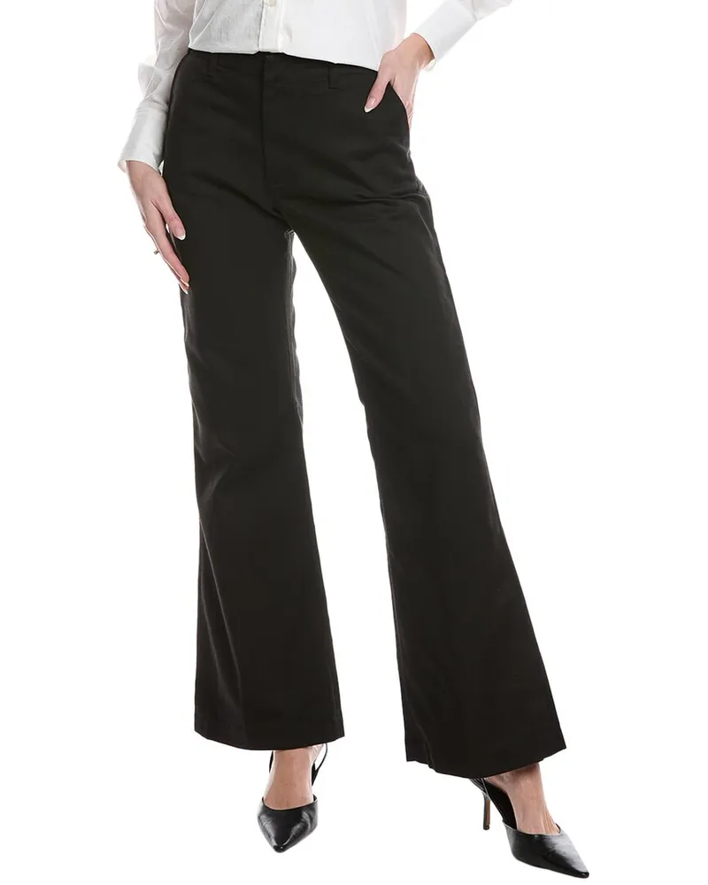 RE/DONE Mid-Rise Flared Trouser Black Jean Black