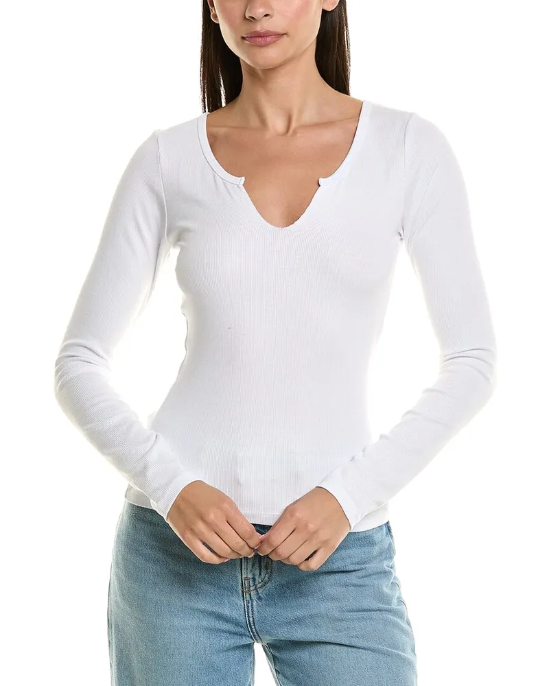 LnA Clothing Emory Top White