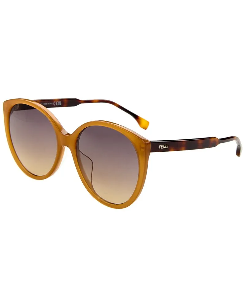 Fendi Women's FE40029U 59mm Sunglasses Beige